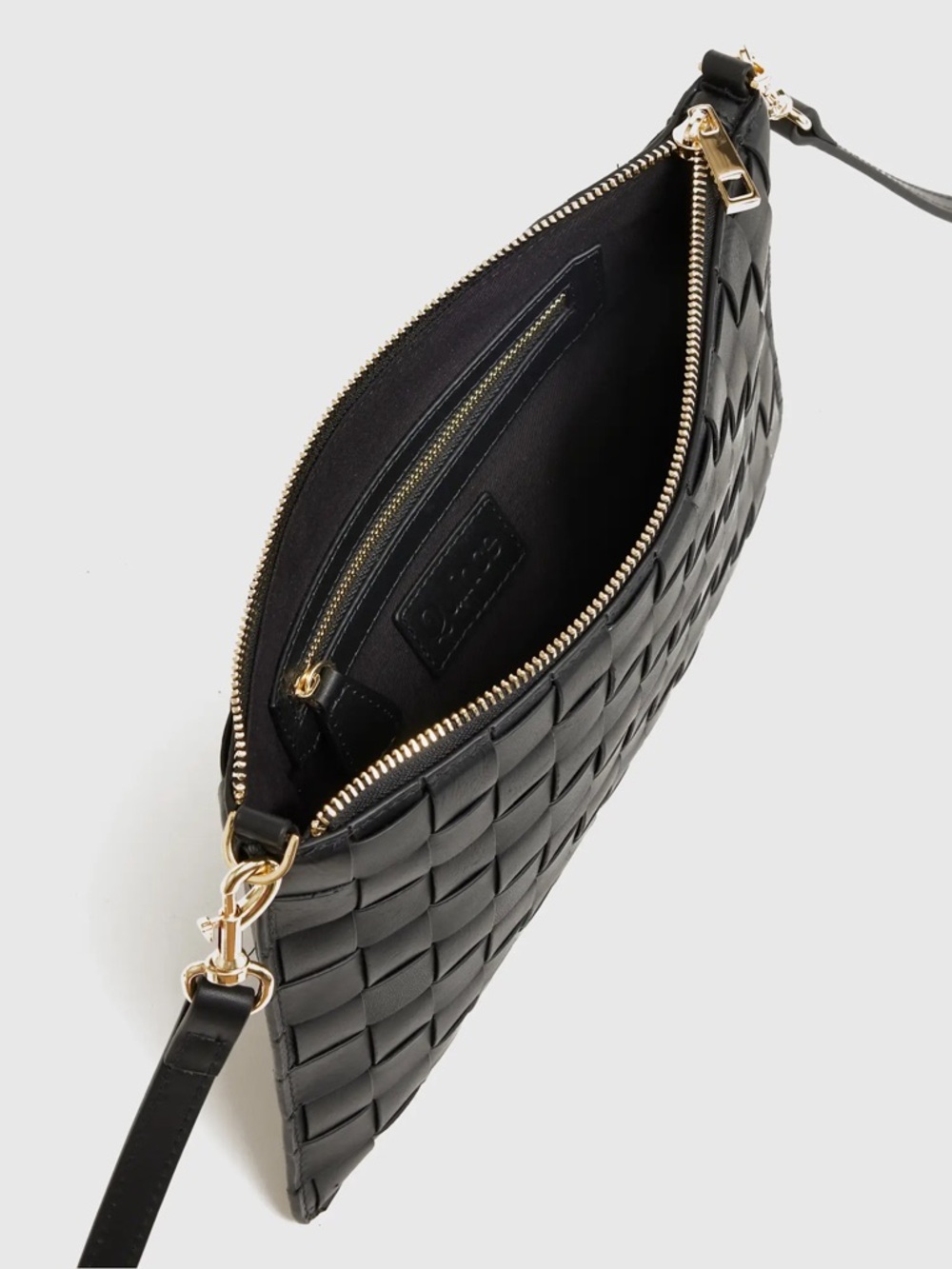 Quince Italian Leather Handwoven Convertible Crossbody - Picture 2 of 7